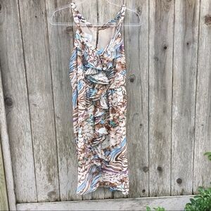 Suzi Chin for Maggy Boutique Silk Sleeveless Mini Dress Size 4